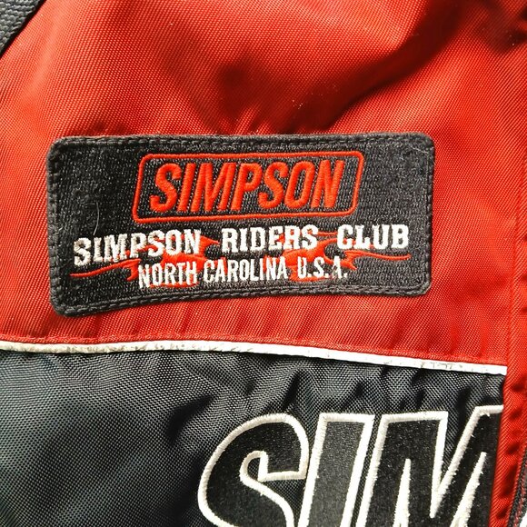 SIMPSON Leather Motorcycle Racing Jacket - Picture 4 of 14